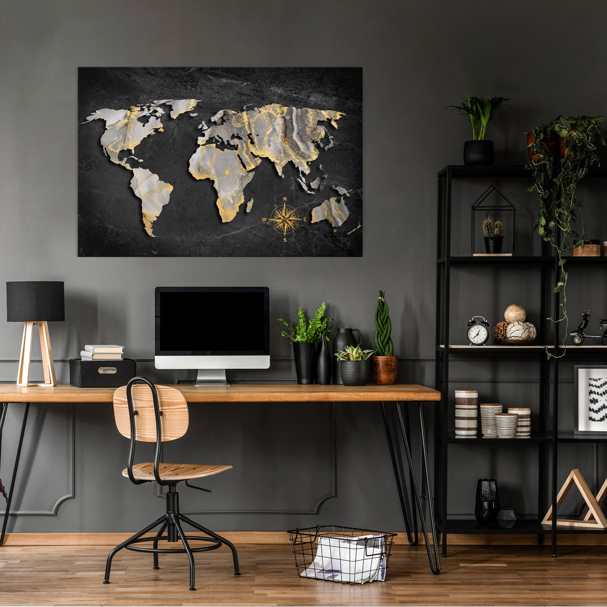 ELEGANT WORLDWIDE Cuadro en lienzo horizontal