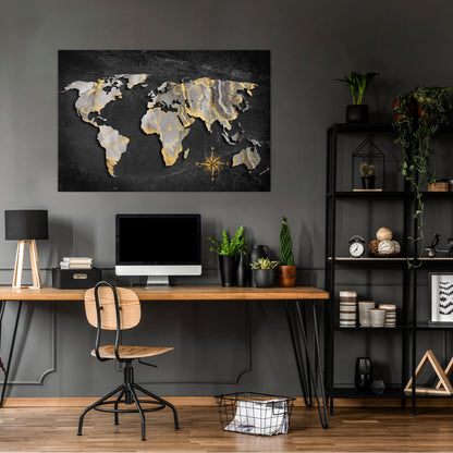 ELEGANT WORLDWIDE Cuadro en lienzo horizontal