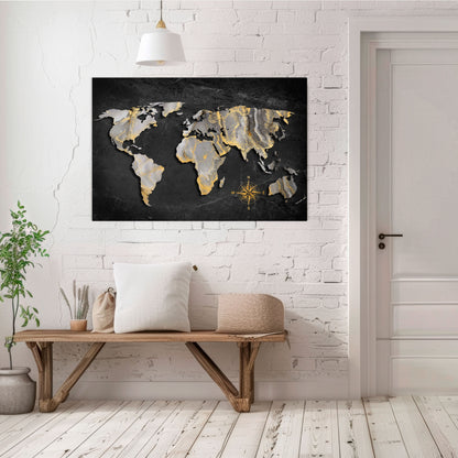 ELEGANT WORLDWIDE Cuadro en lienzo horizontal