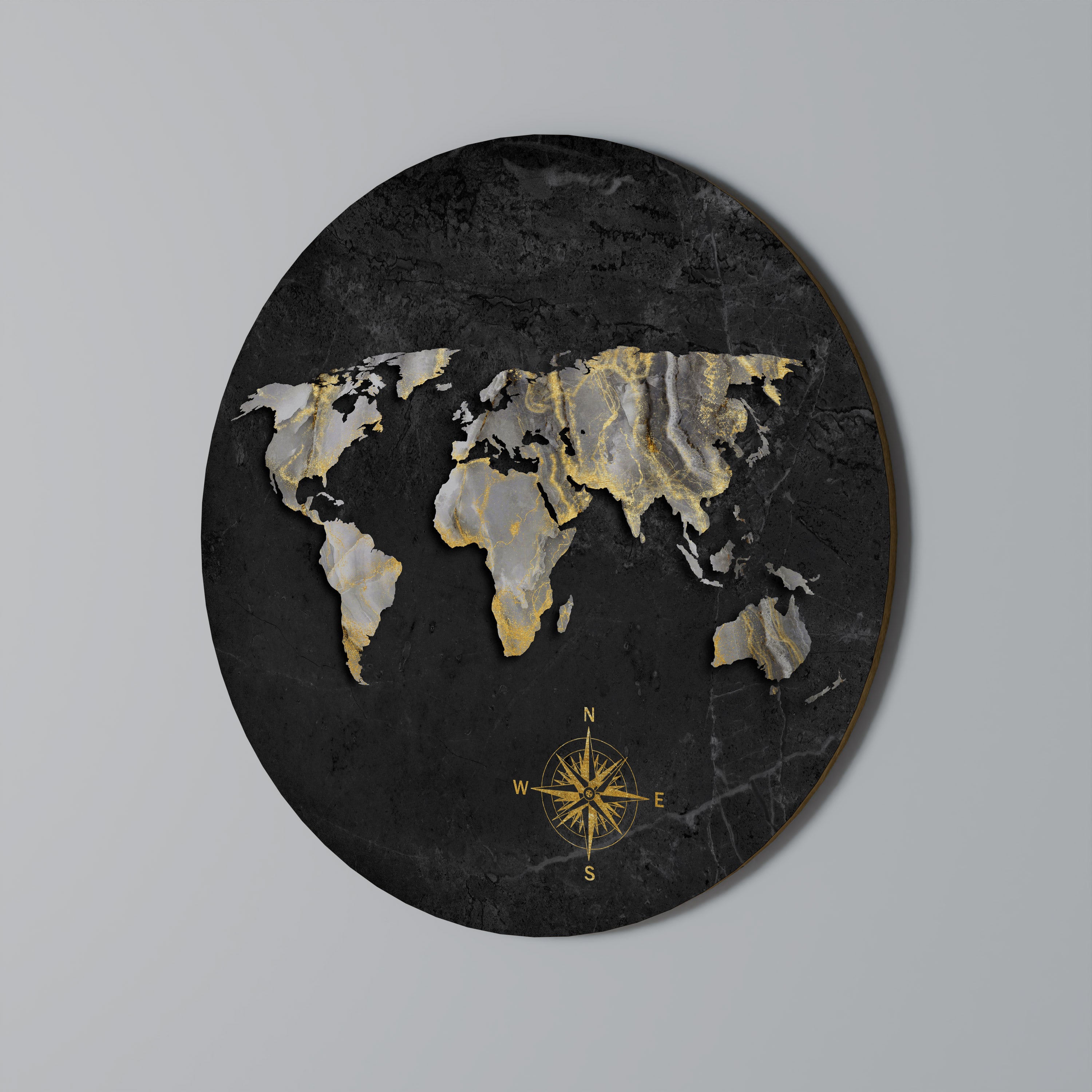 Arte de pared redondo ELEGANT WORLDWIDE