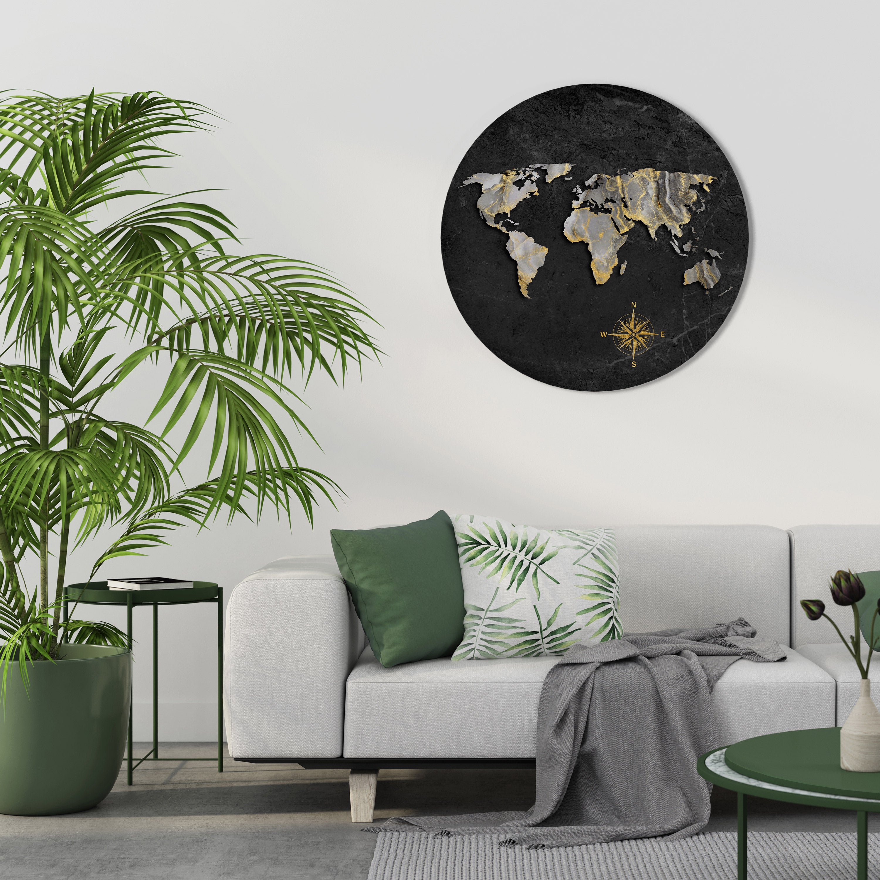 Arte de pared redondo ELEGANT WORLDWIDE