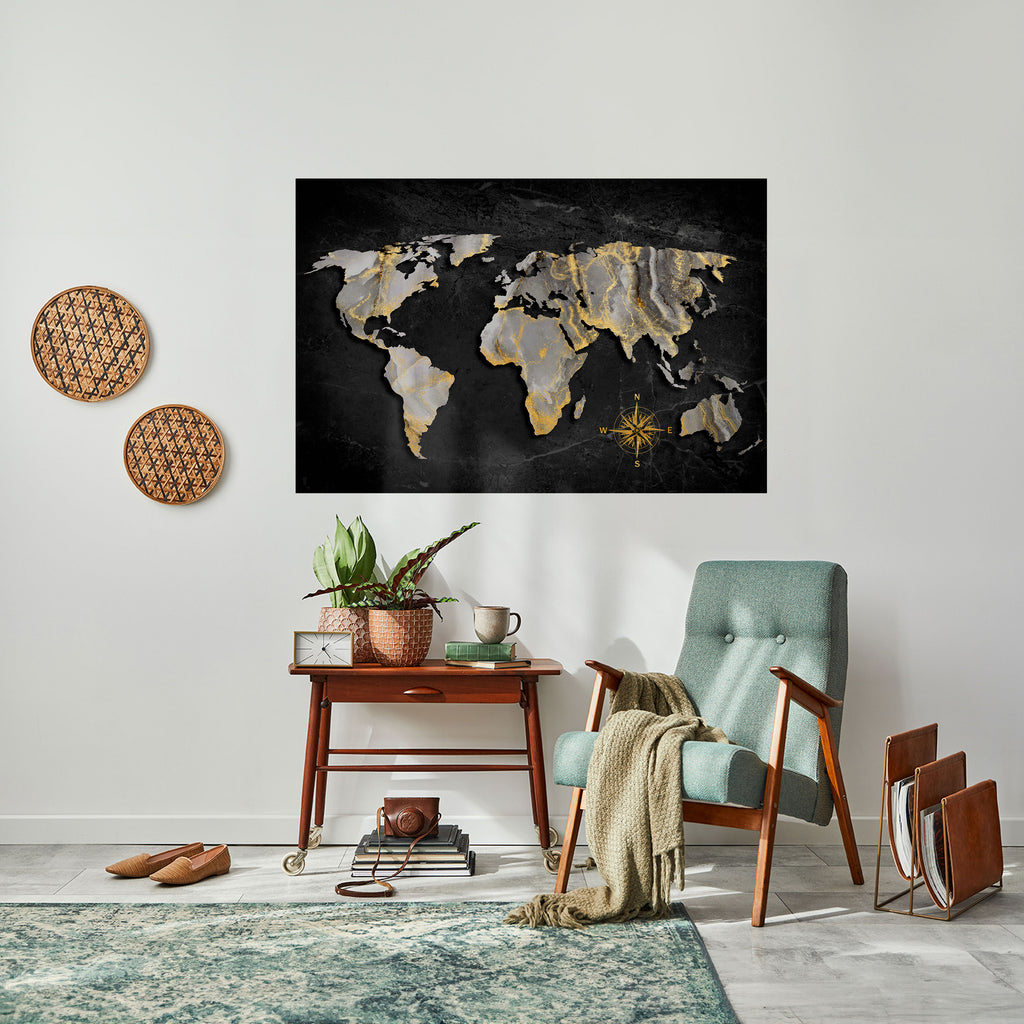Póster horizontal autoadhesivo ELEGANT WORLDWIDE