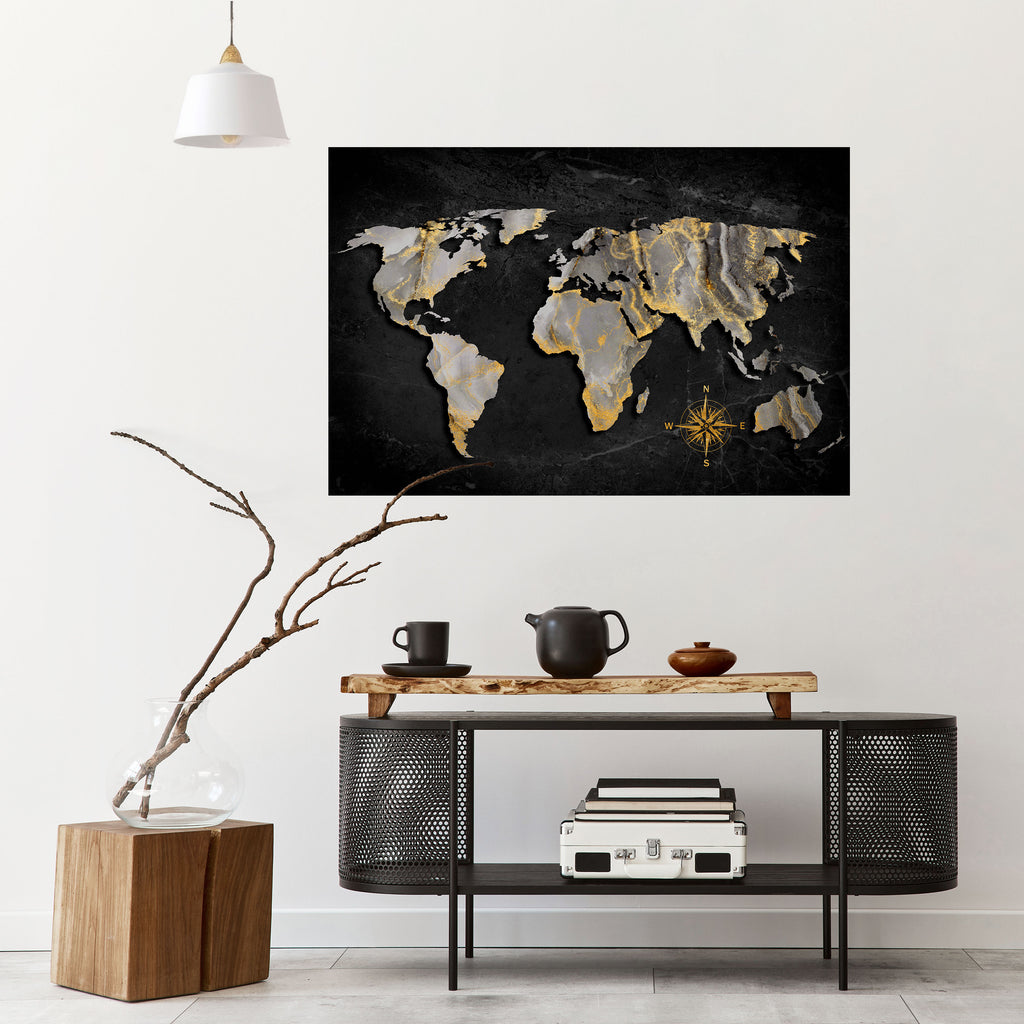 Póster horizontal autoadhesivo ELEGANT WORLDWIDE