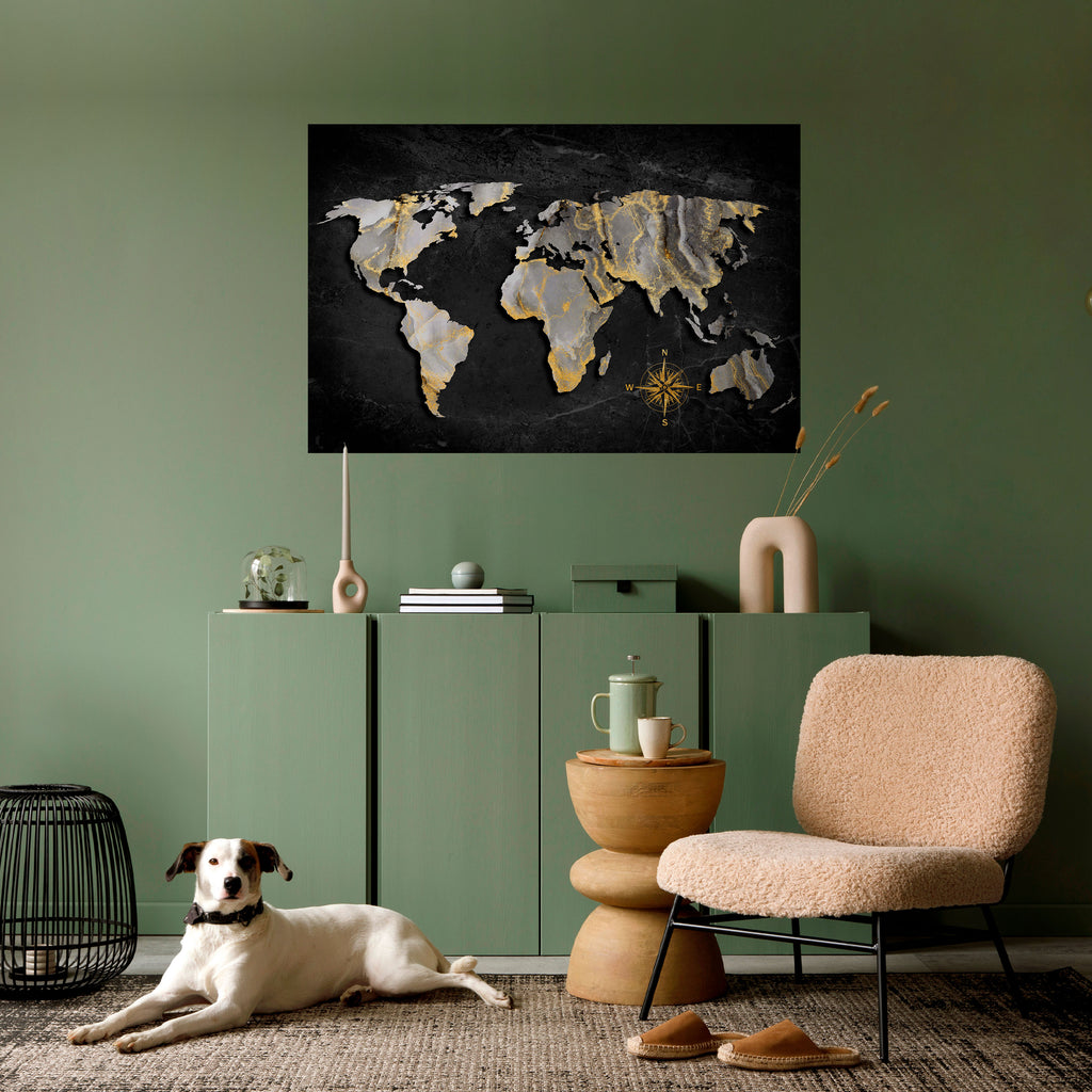 Póster horizontal autoadhesivo ELEGANT WORLDWIDE