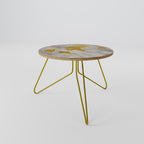 METALLIC WORLDVIEW MAP Coffee Table 60