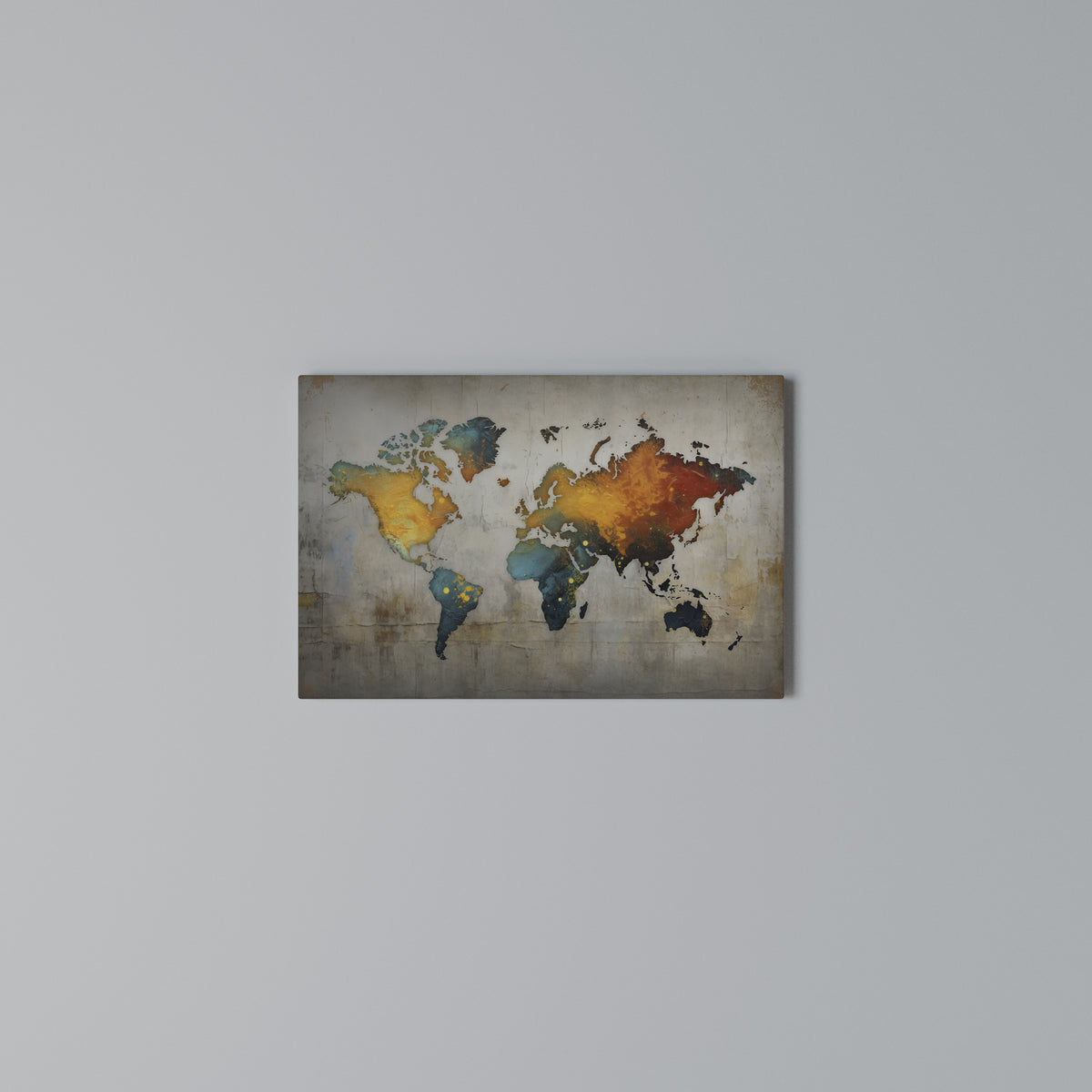 GLOBAL HUES EXPLORED Cuadro en lienzo horizontal