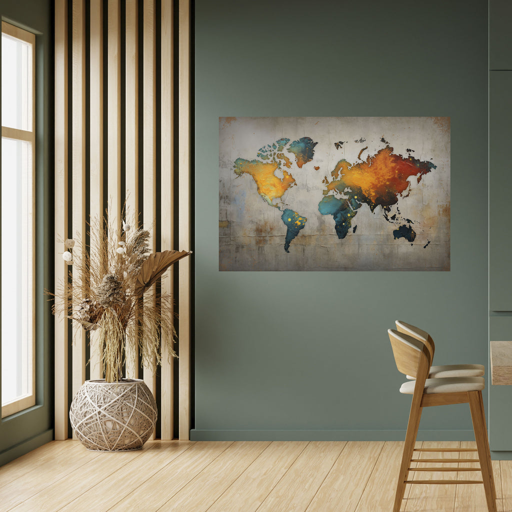 Póster horizontal autoadhesivo GLOBAL HUES EXPLORED
