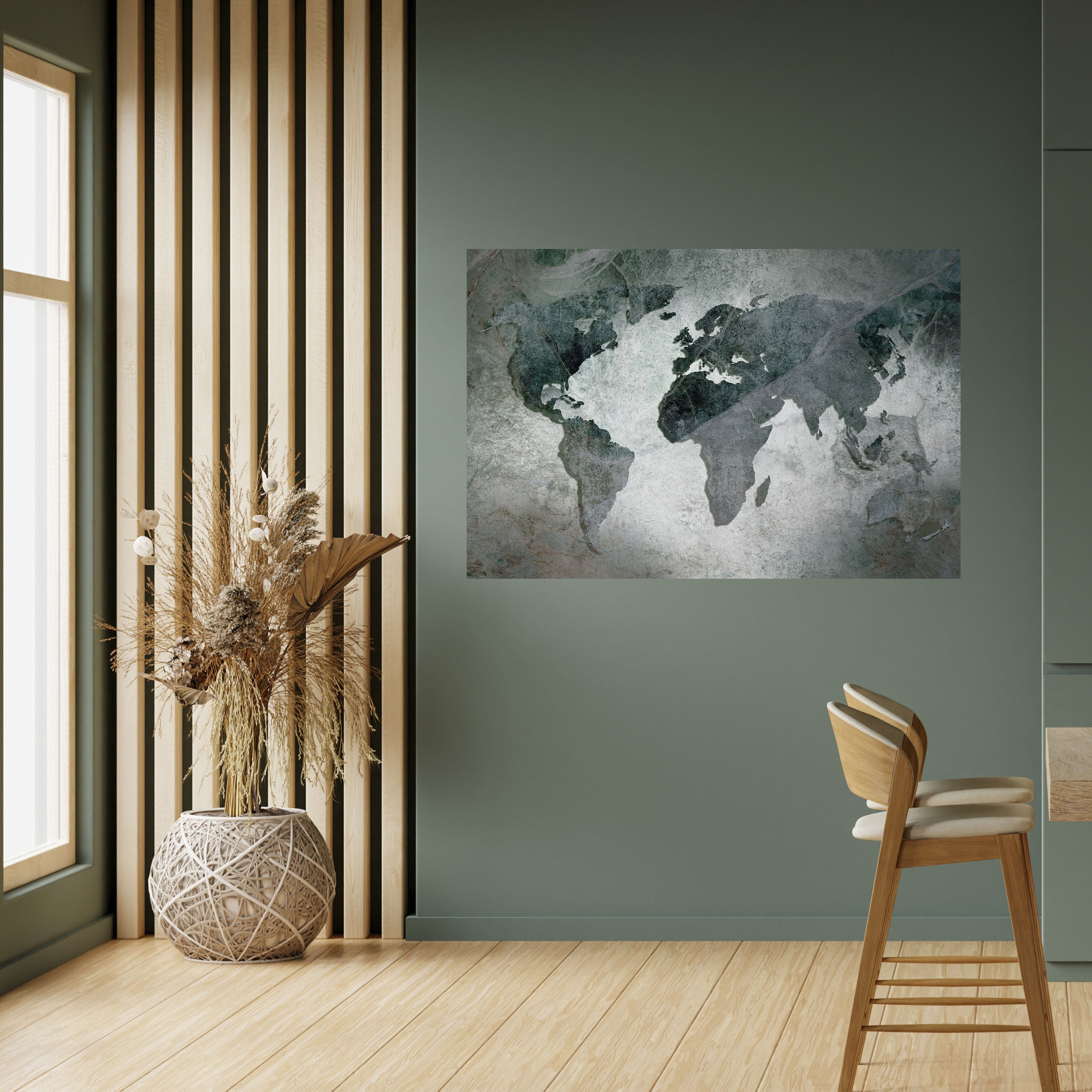 ECOS DE LA TIERRA Póster horizontal autoadhesivo