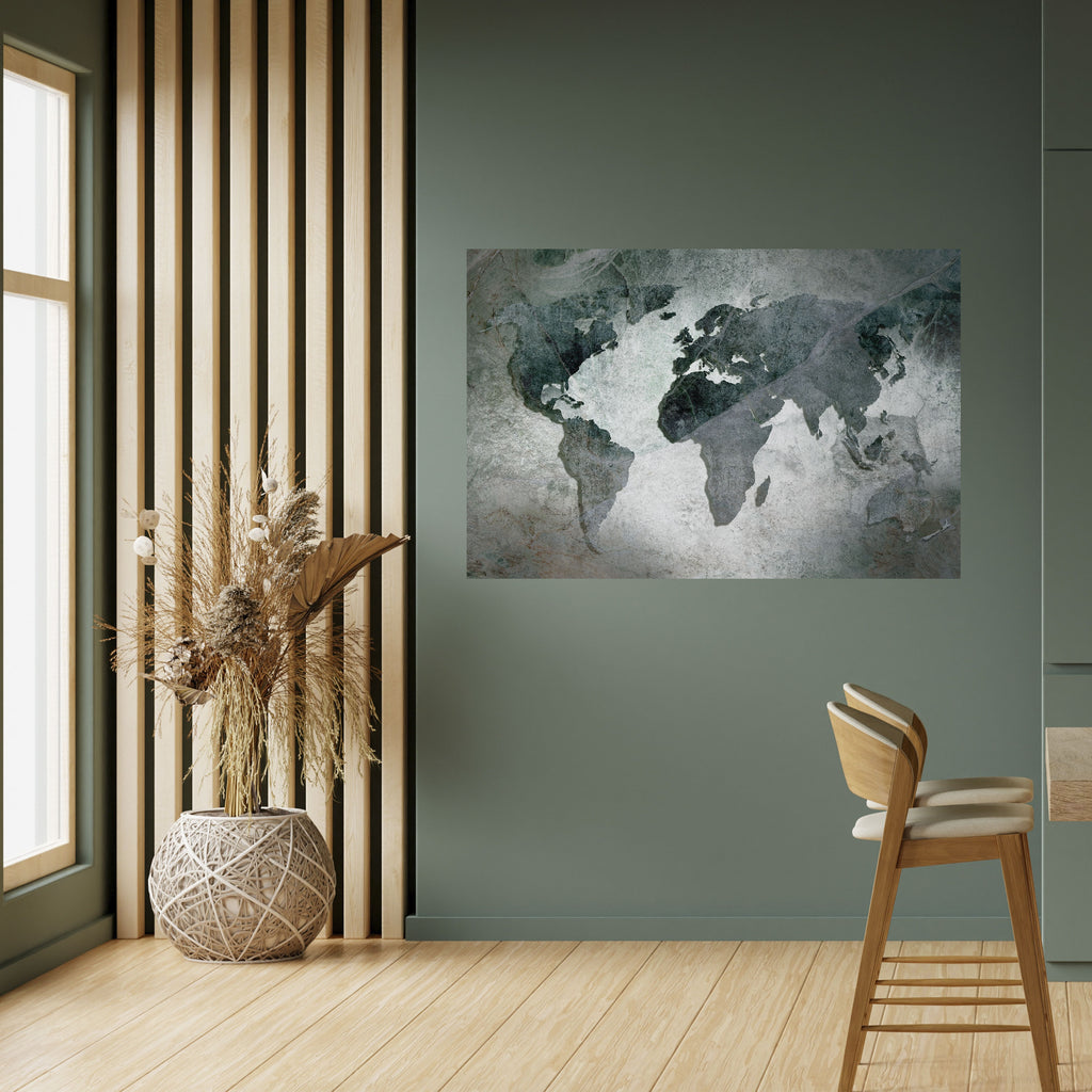 ECOS DE LA TIERRA Póster horizontal autoadhesivo