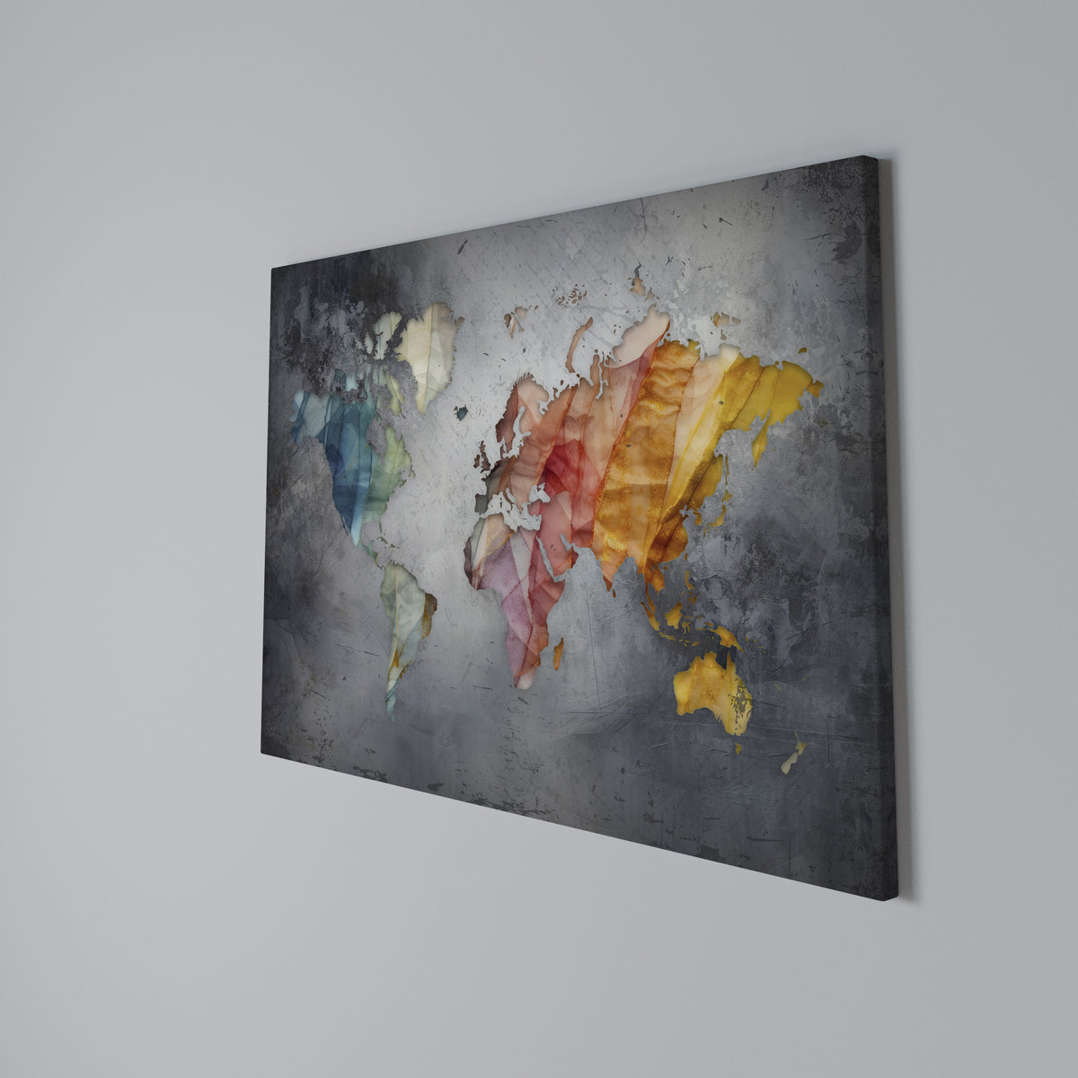 HARMONIOUS EARTH TONES Cuadro en lienzo horizontal