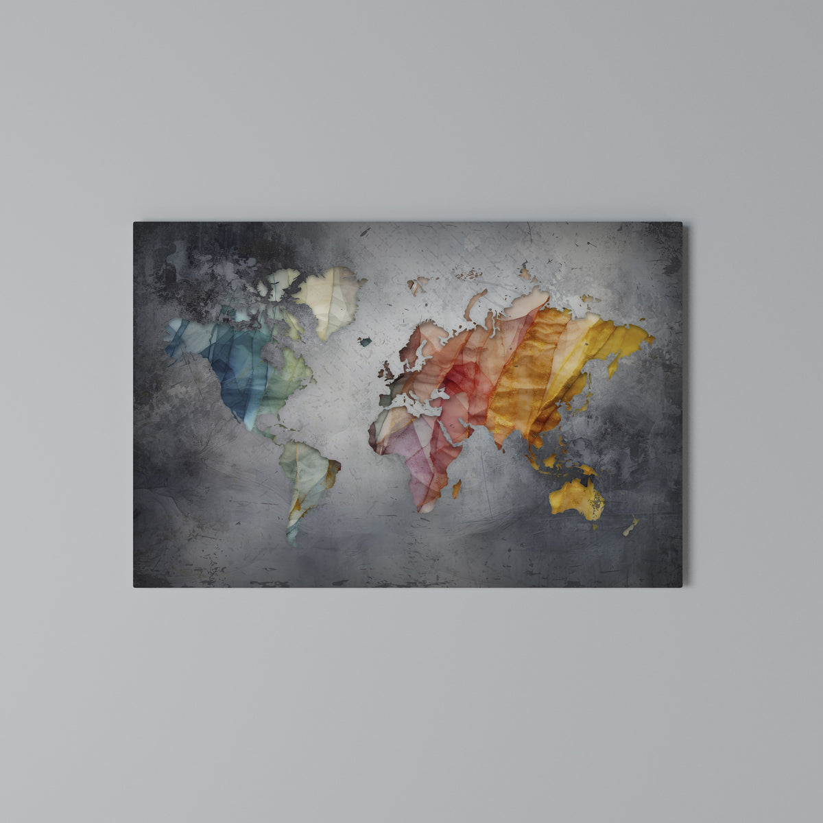HARMONIOUS EARTH TONES Cuadro en lienzo horizontal