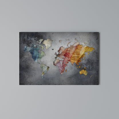HARMONIOUS EARTH TONES Cuadro en lienzo horizontal