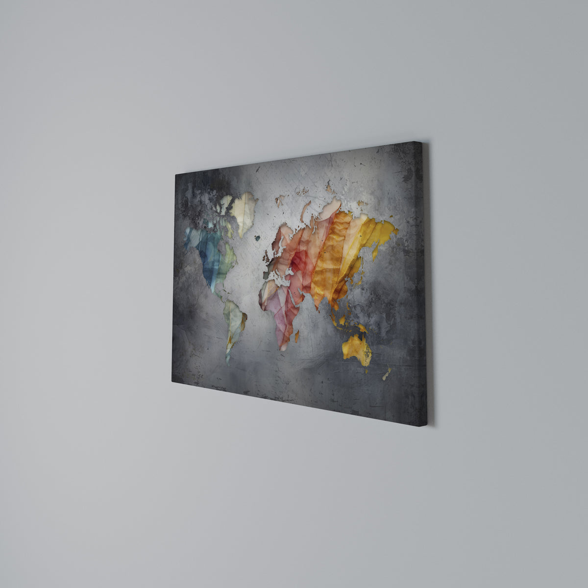 HARMONIOUS EARTH TONES Cuadro en lienzo horizontal