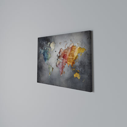 HARMONIOUS EARTH TONES Cuadro en lienzo horizontal