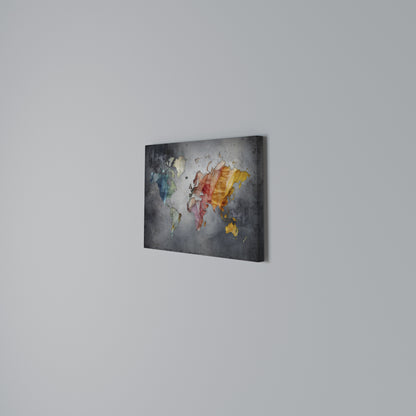 HARMONIOUS EARTH TONES Cuadro en lienzo horizontal