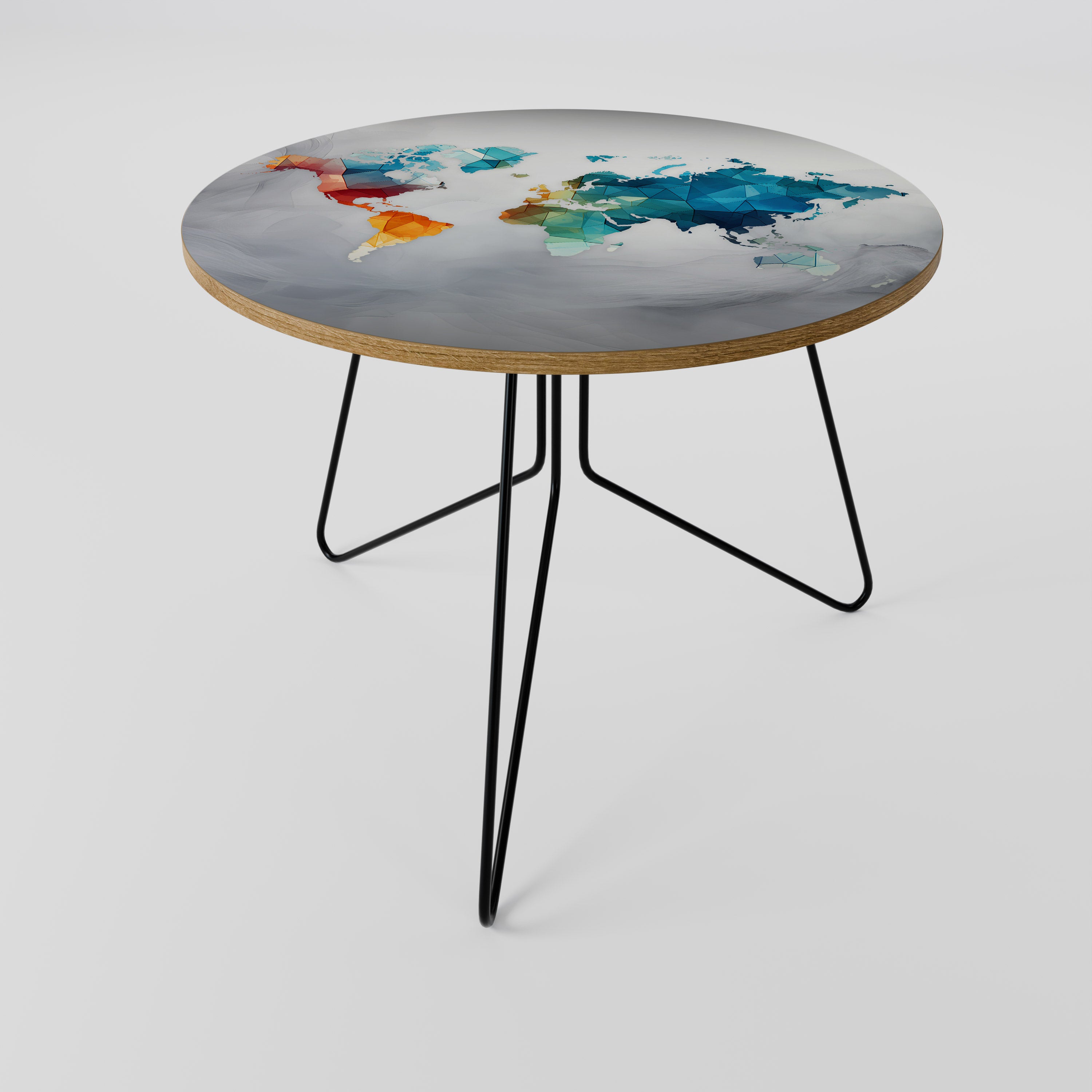 Mesa de centro 69 con visión del mundo facetada