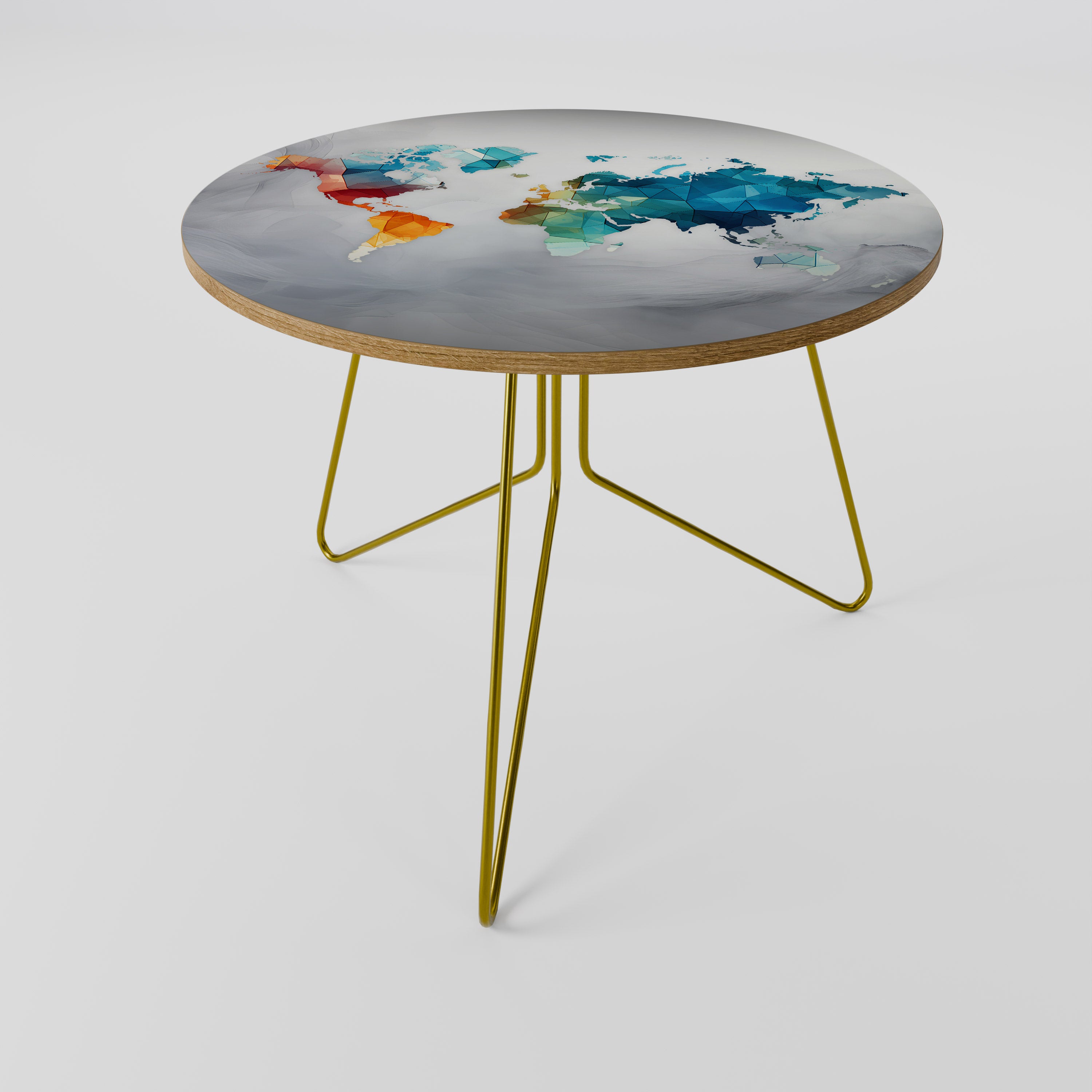 Mesa de centro 69 con visión del mundo facetada