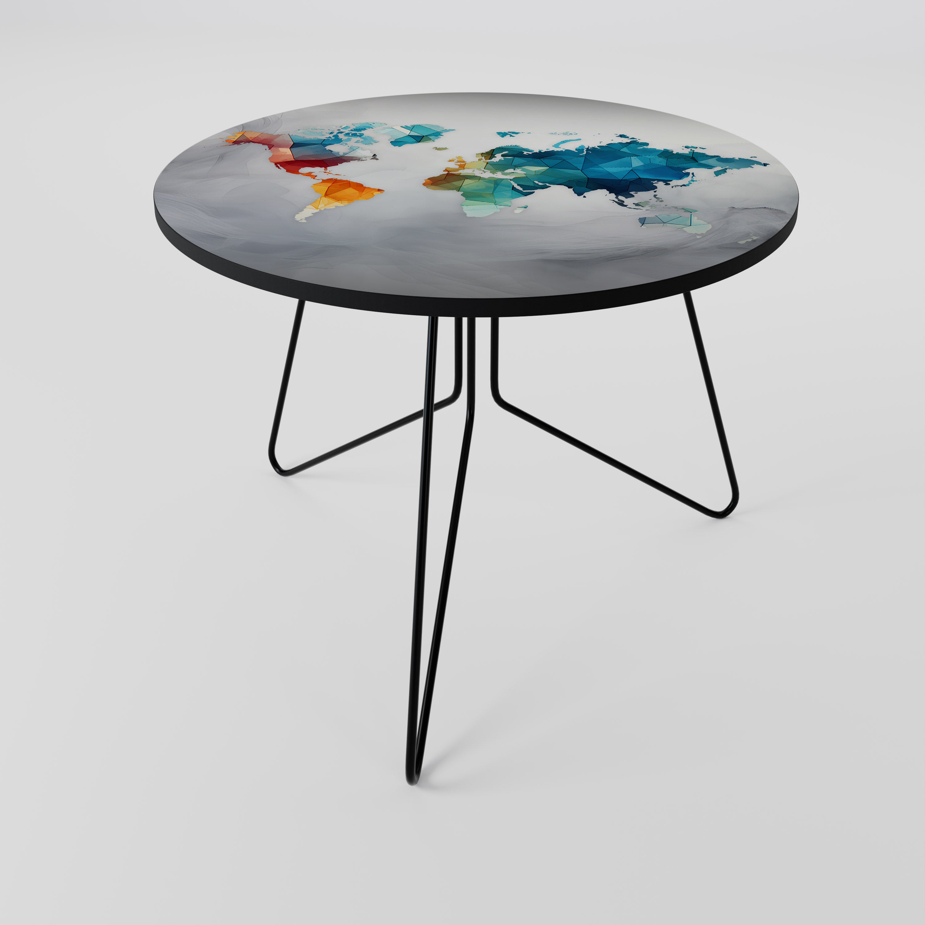 Mesa de centro 69 con visión del mundo facetada