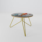 PAINTED CONTINENTS Coffee Table 60