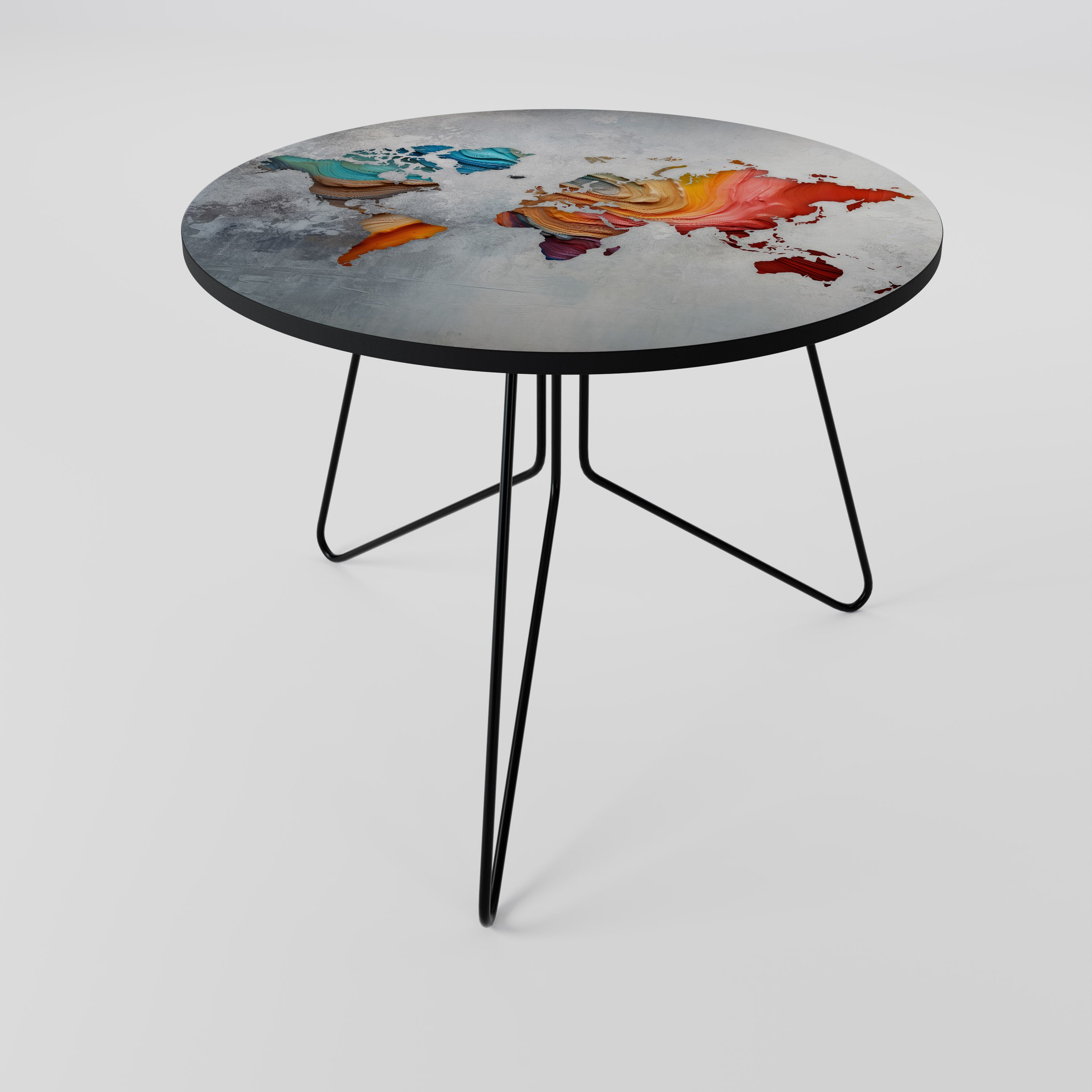 PAINTED CONTINENTS Coffee Table 69