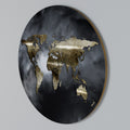 GOLDEN EARTH REVERIE Arte de pared redondo