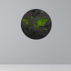 GREENER LANDS EMBRACED Round Wall Art