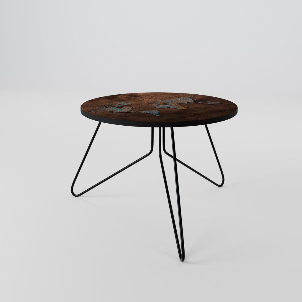 METALLIC MAP OF MEMORIES Coffee Table 60