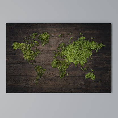 GREEN EARTH VISION Cuadro en lienzo horizontal