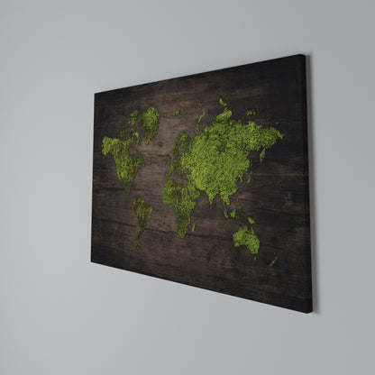 GREEN EARTH VISION Cuadro en lienzo horizontal