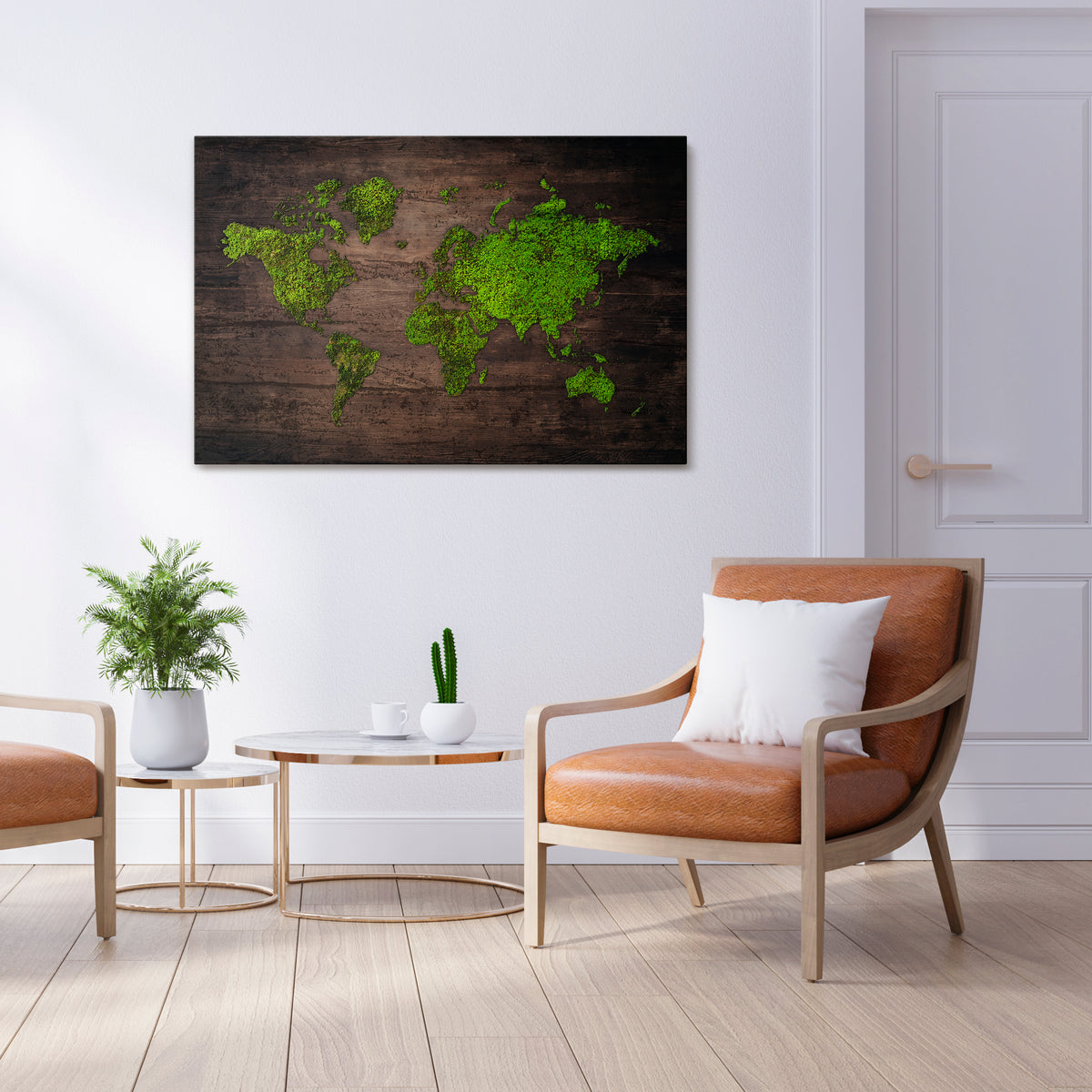 GREEN EARTH VISION Cuadro en lienzo horizontal