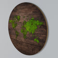 GREEN EARTH VISION Arte de pared redondo
