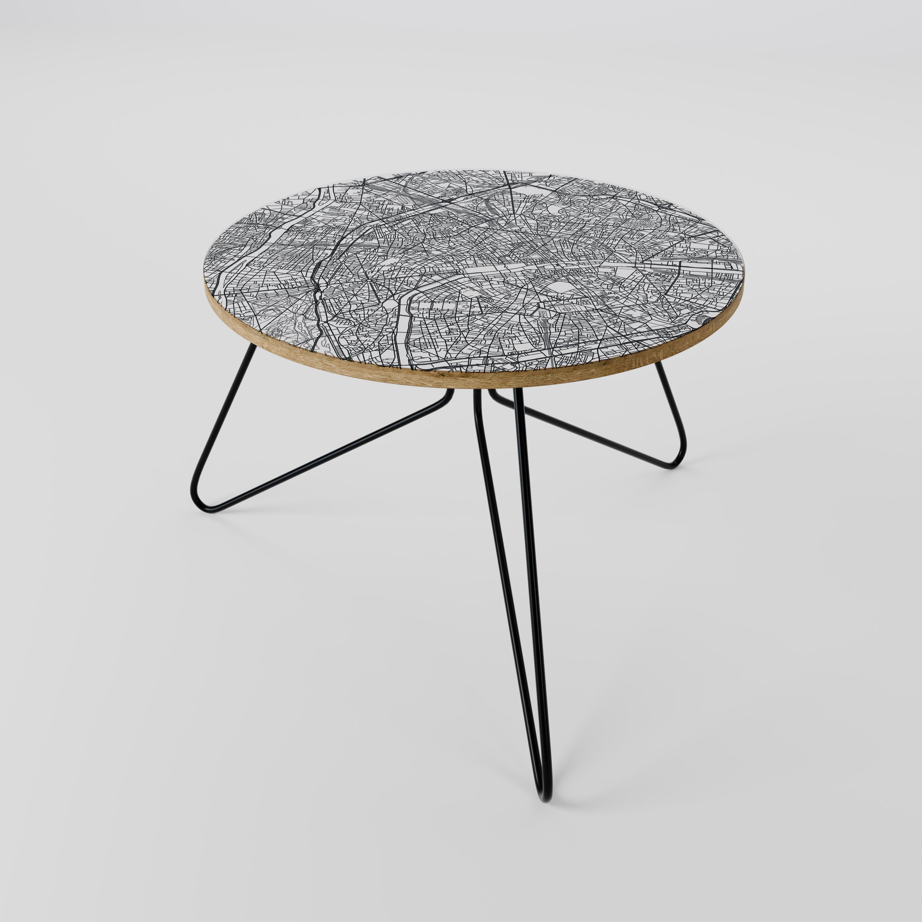 PARIS TOWN PLAN Coffee Table