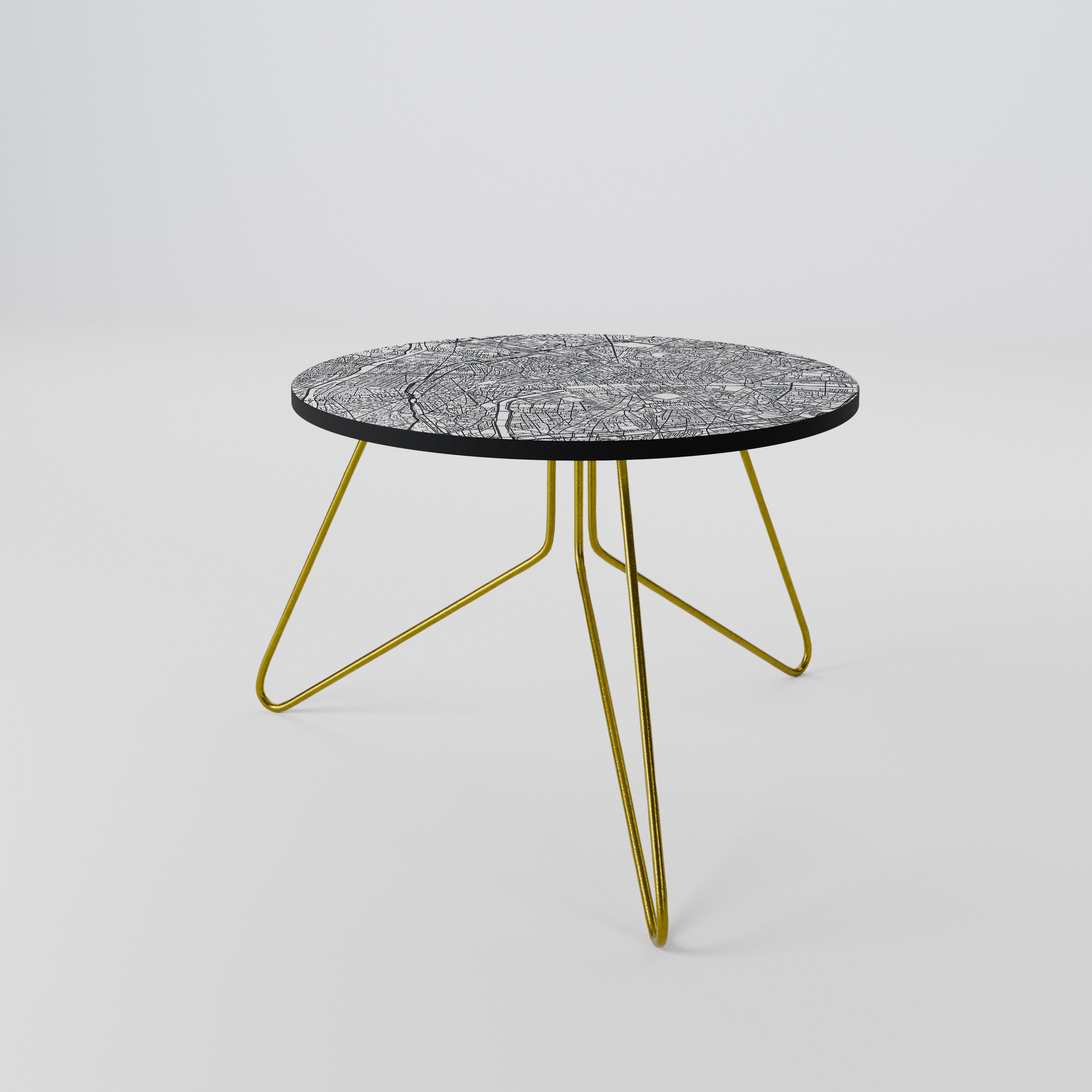 PARIS TOWN PLAN Coffee Table 60
