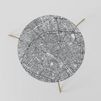 PARIS TOWN PLAN Coffee Table 60