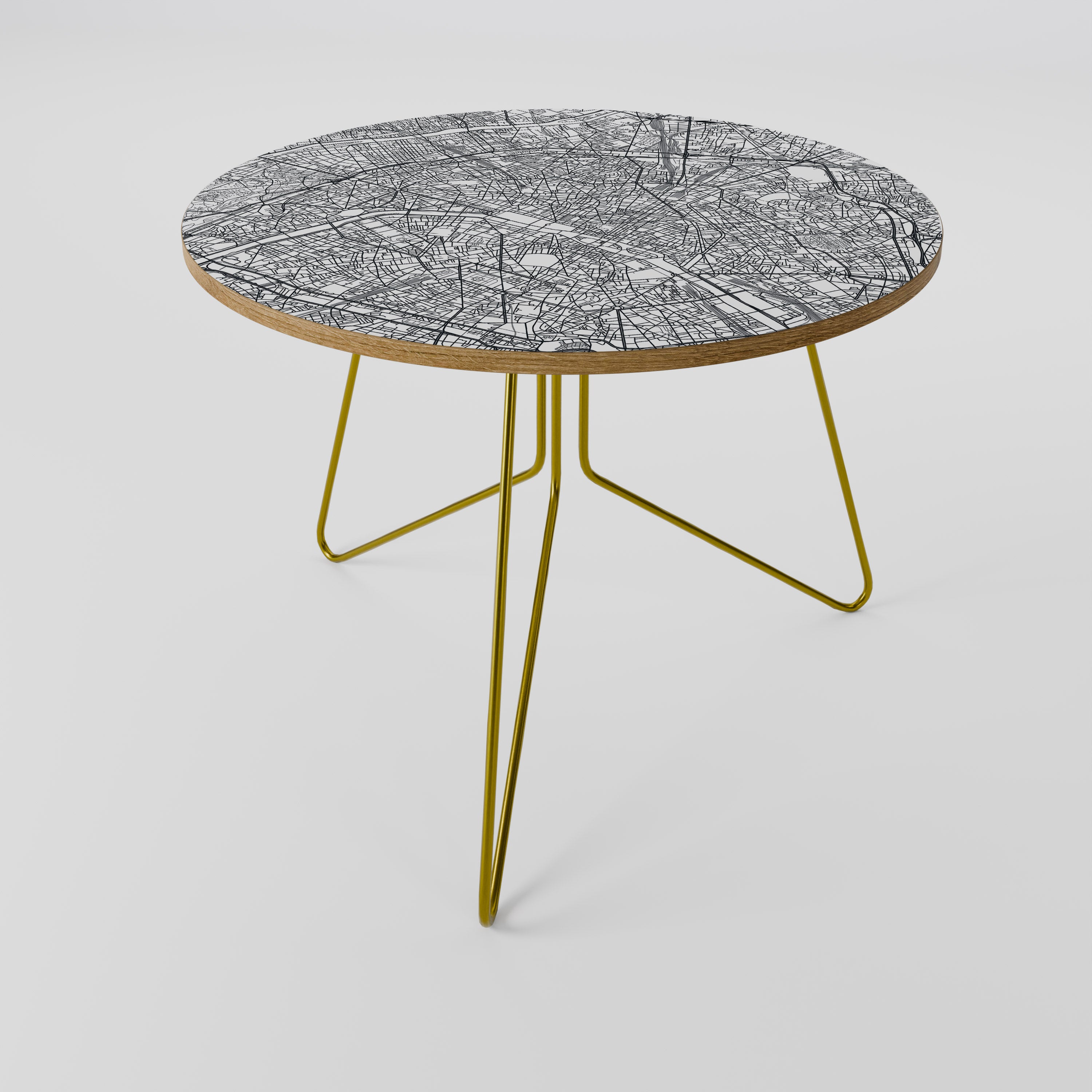 PARIS TOWN PLAN Coffee Table