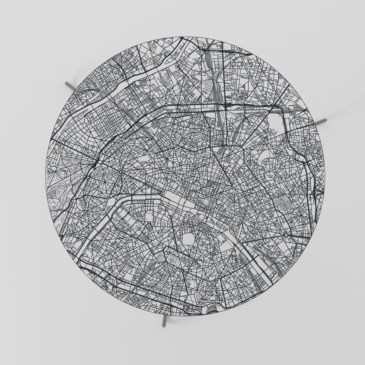 PARIS TOWN PLAN Mesa de centro