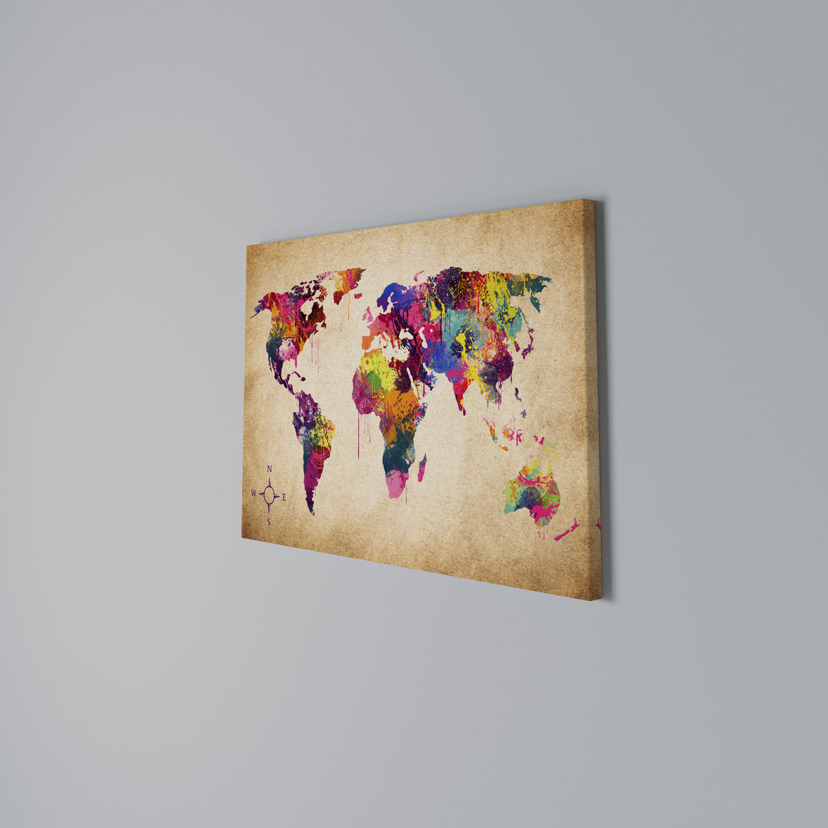 VIBRANT EARTHSCAPE Cuadro en lienzo horizontal