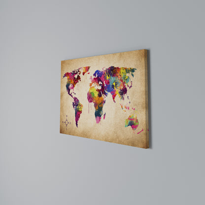 VIBRANT EARTHSCAPE Cuadro en lienzo horizontal