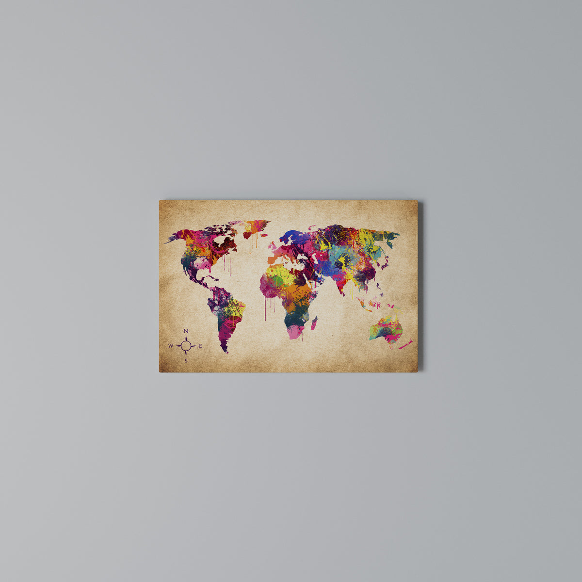 VIBRANT EARTHSCAPE Cuadro en lienzo horizontal