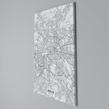 BERLIN PLAN Cuadro en lienzo vertical