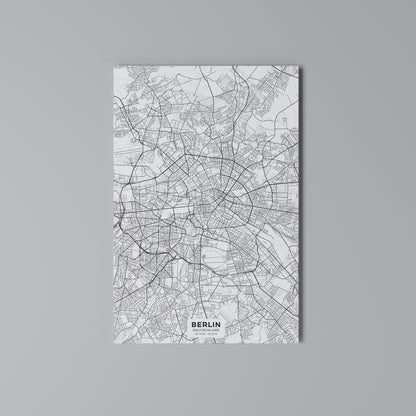 BERLIN PLAN Cuadro en lienzo vertical