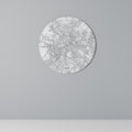 BERLIN PLAN Round Wall Art