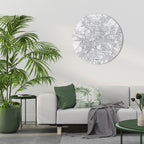 BERLIN PLAN Round Wall Art