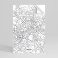 BERLIN PLAN Póster adhesivo vertical