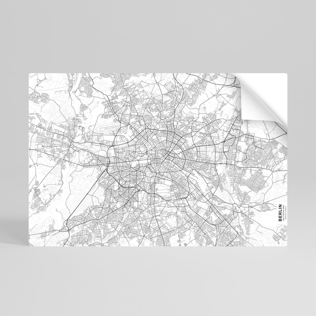 Póster horizontal autoadhesivo PLAN BERLÍN