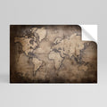 VINTAGE WORLD CHRONICLE Póster adhesivo horizontal