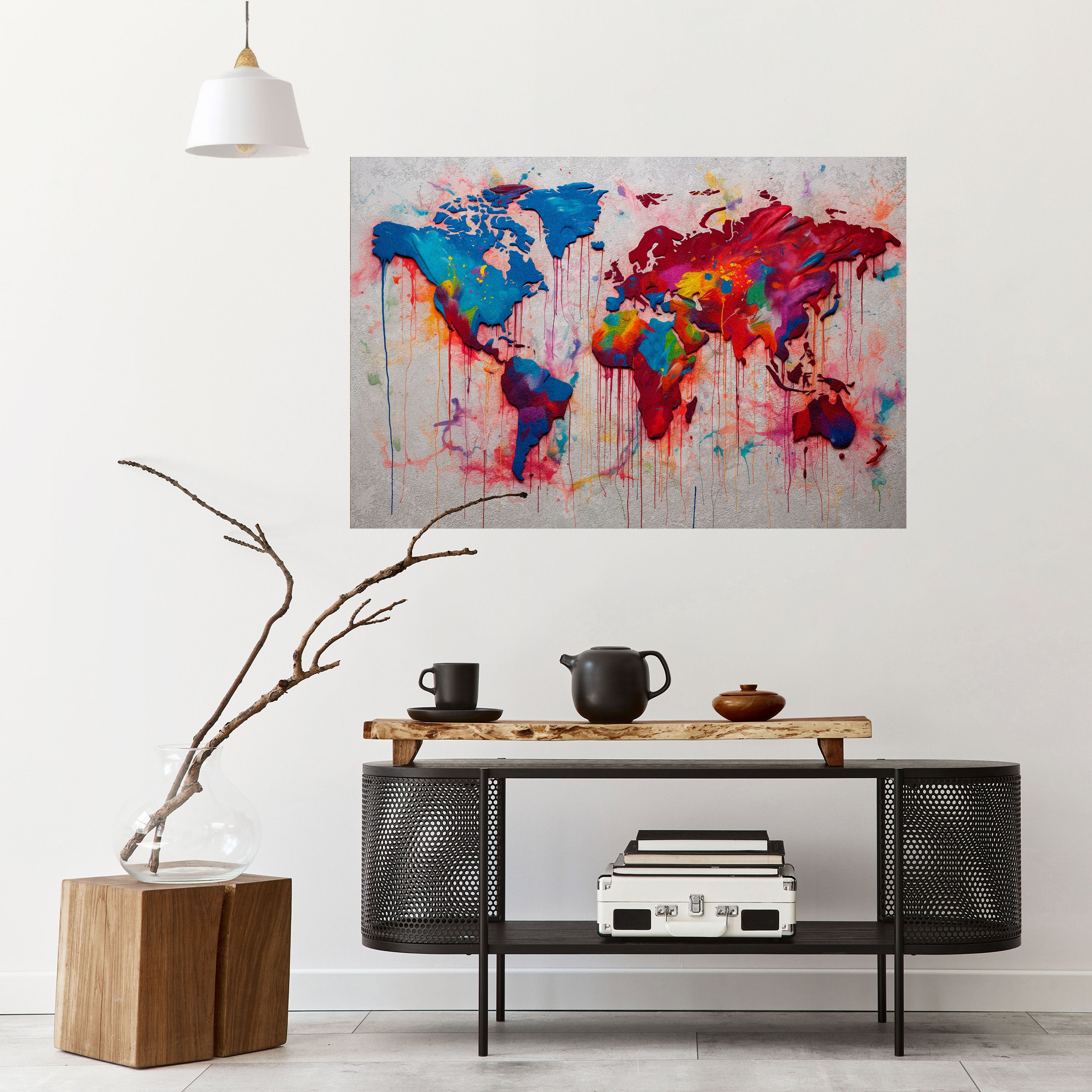Póster horizontal autoadhesivo ATLAS ARTÍSTICO