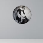 SWEEPING UNDER (BANKSY) Round Wall Art