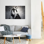 SWEEPING UNDER (BANKSY) Póster Horizontal Adhesivo