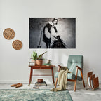 SWEEPING UNDER (BANKSY) Póster Horizontal Adhesivo